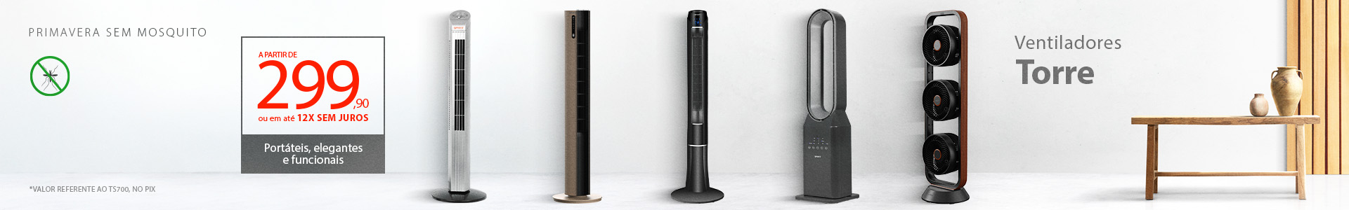 Ventilador torre SPIRIT: chegaram os novos modelos de ventilador torre