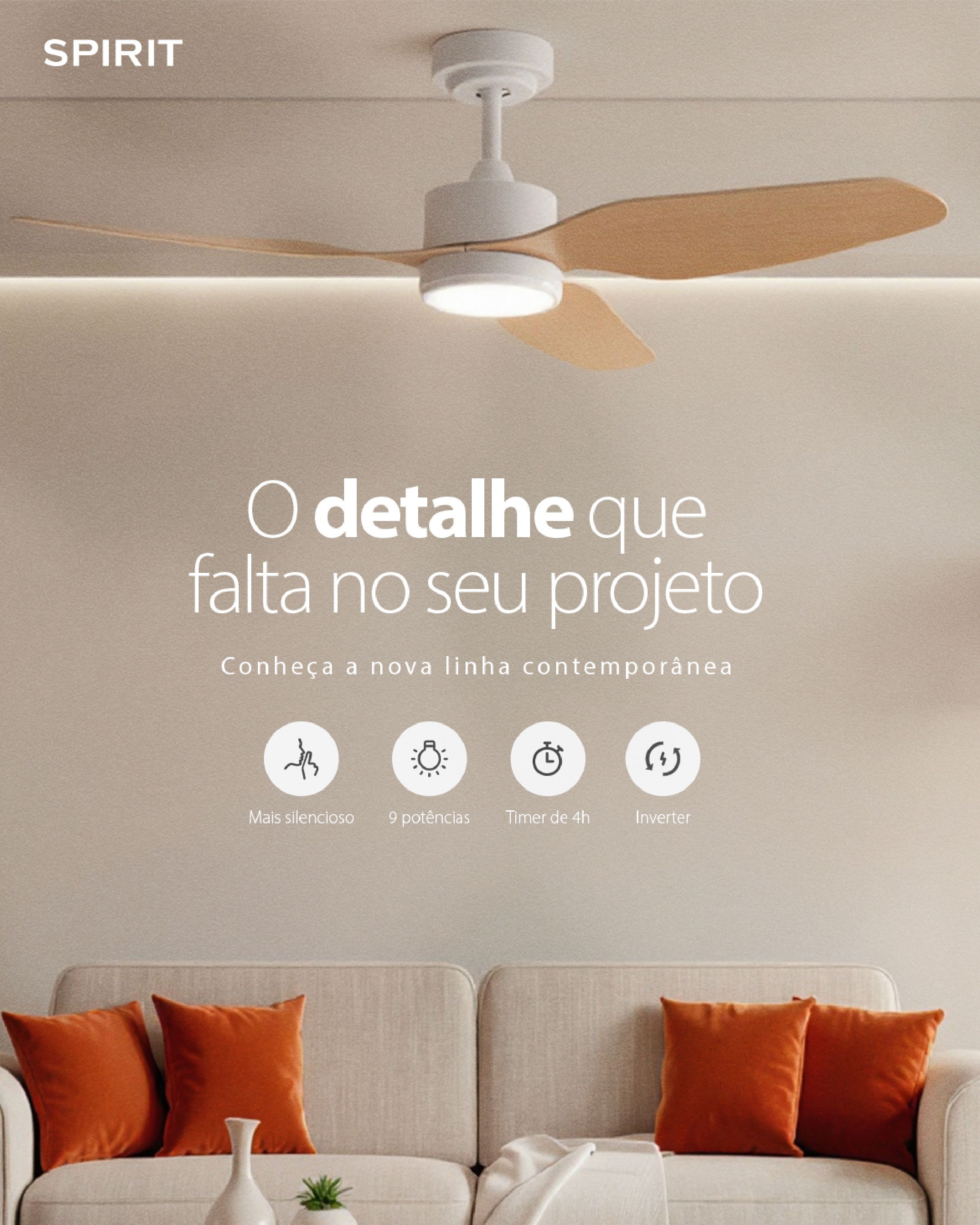 Siga Ventilador de teto Spirit no Instagram