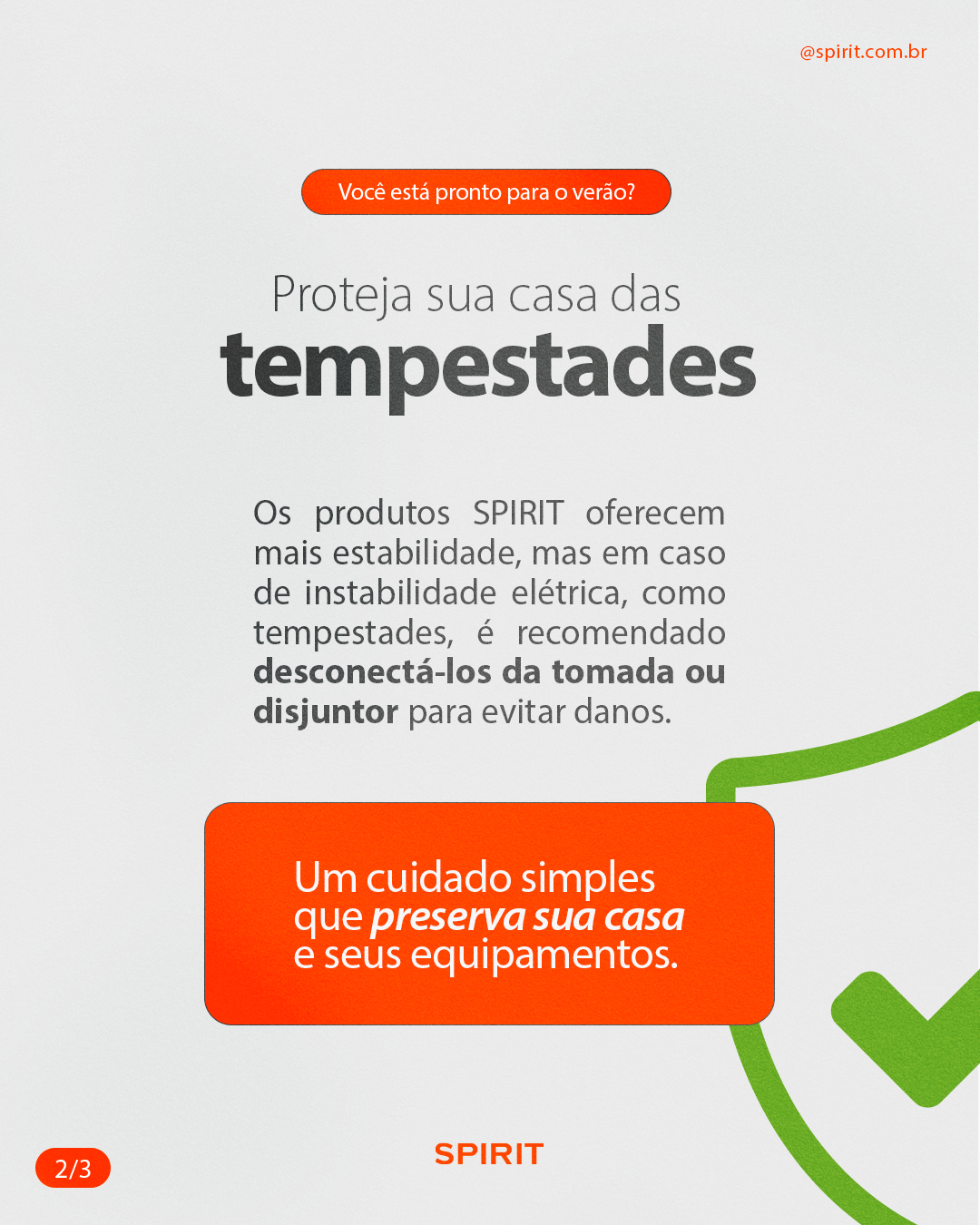 Siga Ventilador de teto Spirit no Instagram